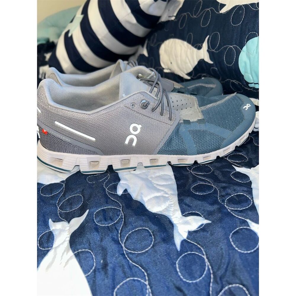 On Cloud 5 Women's Running Shoes Blue and Gray Size 10 Lightweight Sneakers - Picture 7 of 10